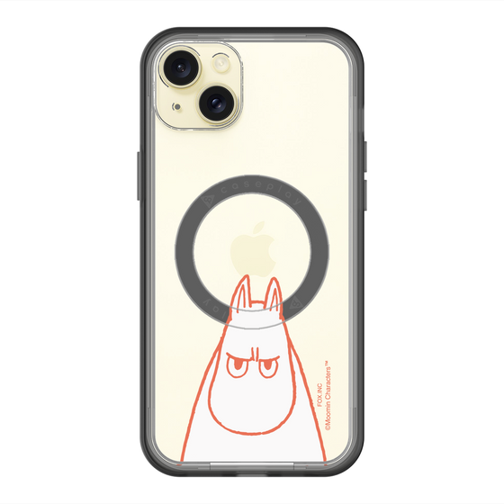 スリムプロテクションプレミアムケース with MagSafe［ MOOMIN - Angry face ］