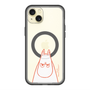 スリムプロテクションプレミアムケース with MagSafe［ MOOMIN - Angry face ］