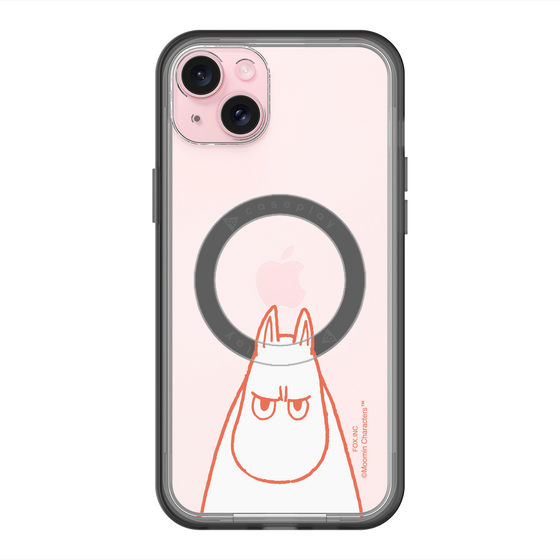 スリムプロテクションプレミアムケース with MagSafe［ MOOMIN - Angry face ］