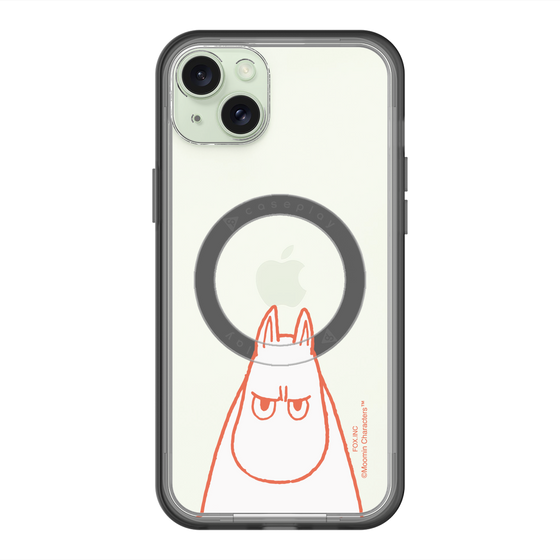 スリムプロテクションプレミアムケース with MagSafe［ MOOMIN - Angry face ］