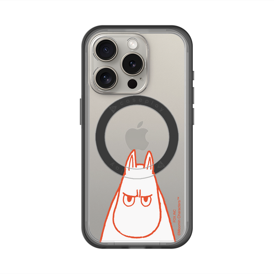 スリムプロテクションプレミアムケース with MagSafe［ MOOMIN - Angry face ］