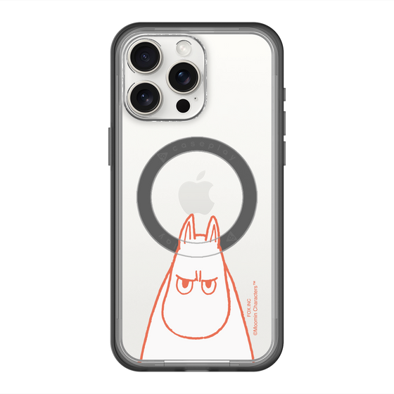 スリムプロテクションプレミアムケース with MagSafe［ MOOMIN - Angry face ］