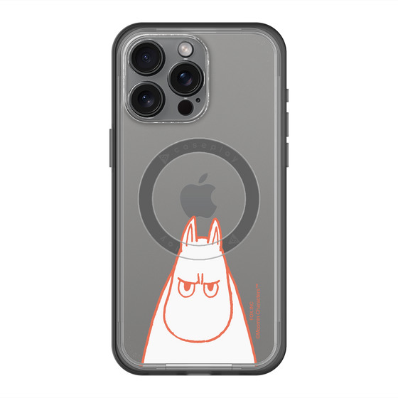 スリムプロテクションプレミアムケース with MagSafe［ MOOMIN - Angry face ］