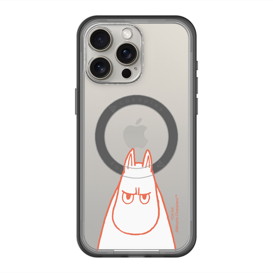 スリムプロテクションプレミアムケース with MagSafe［ MOOMIN - Angry face ］
