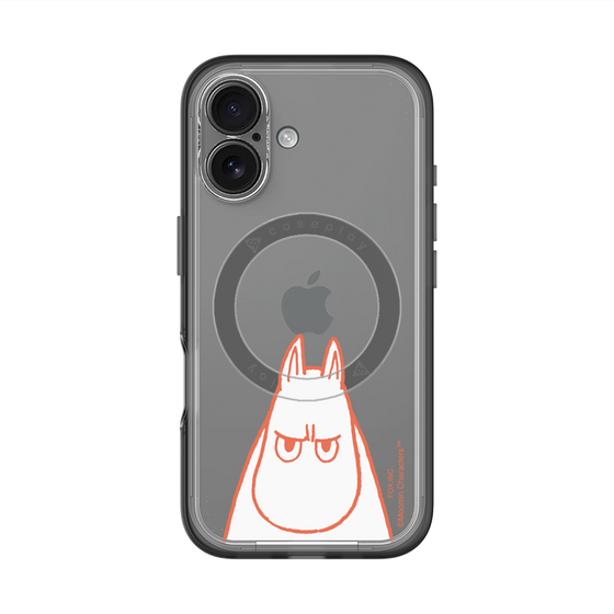 スリムプロテクションプレミアムケース with MagSafe［ MOOMIN - Angry face ］
