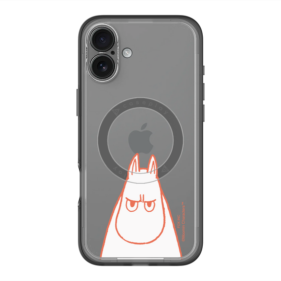スリムプロテクションプレミアムケース with MagSafe［ MOOMIN - Angry face ］