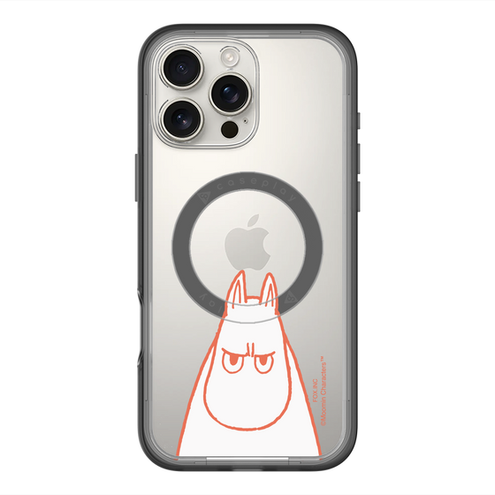 スリムプロテクションプレミアムケース with MagSafe［ MOOMIN - Angry face ］