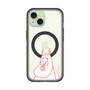スリムプロテクションプレミアムケース with MagSafe［ MOOMIN - Blushing face ］