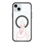 スリムプロテクションプレミアムケース with MagSafe［ MOOMIN - Blushing face ］