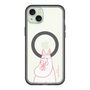 スリムプロテクションプレミアムケース with MagSafe［ MOOMIN - Blushing face ］