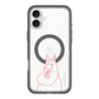 スリムプロテクションプレミアムケース with MagSafe［ MOOMIN - Blushing face ］