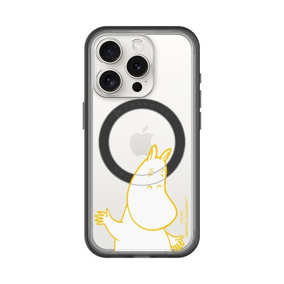 スリムプロテクションプレミアムケース with MagSafe［ MOOMIN - Happy face ］