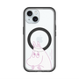 スリムプロテクションプレミアムケース with MagSafe［ MOOMIN - Fearful face ］