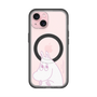 スリムプロテクションプレミアムケース with MagSafe［ MOOMIN - Fearful face ］