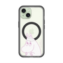 スリムプロテクションプレミアムケース with MagSafe［ MOOMIN - Fearful face ］