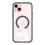 スリムプロテクションプレミアムケース with MagSafe［ MOOMIN - Fearful face ］