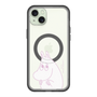スリムプロテクションプレミアムケース with MagSafe［ MOOMIN - Fearful face ］