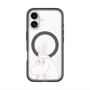 スリムプロテクションプレミアムケース with MagSafe［ MOOMIN - Fearful face ］