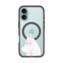 スリムプロテクションプレミアムケース with MagSafe［ MOOMIN - Fearful face ］