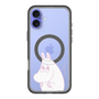 スリムプロテクションプレミアムケース with MagSafe［ MOOMIN - Fearful face ］