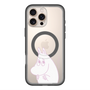スリムプロテクションプレミアムケース with MagSafe［ MOOMIN - Fearful face ］
