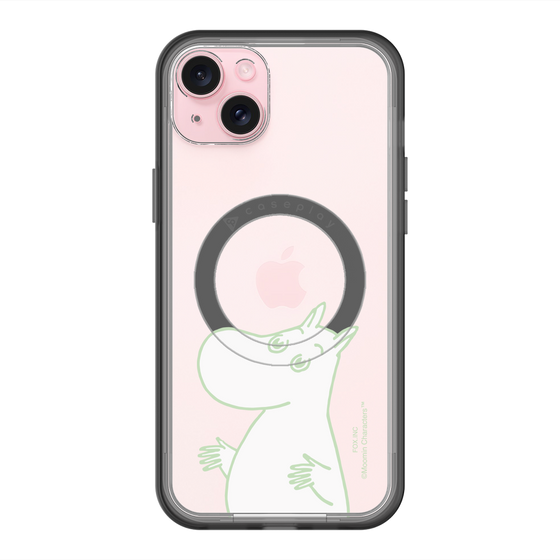 スリムプロテクションプレミアムケース with MagSafe［ MOOMIN - Sparkling face ］