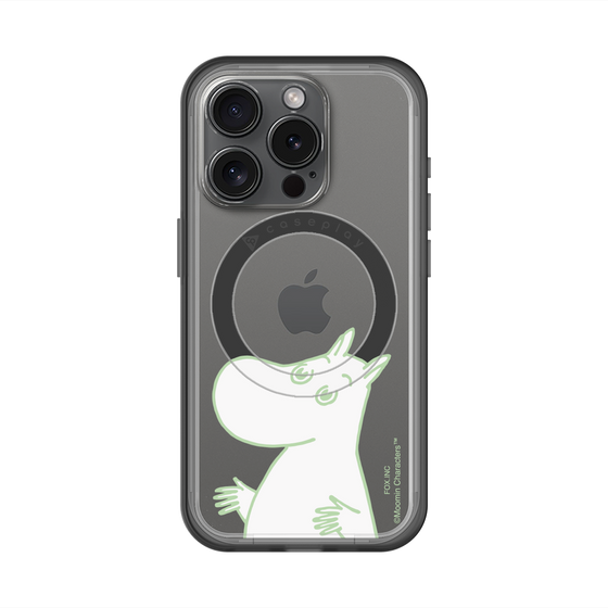 スリムプロテクションプレミアムケース with MagSafe［ MOOMIN - Sparkling face ］