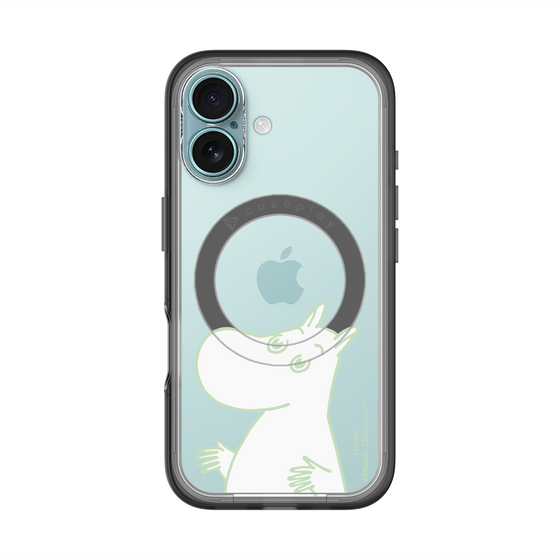 スリムプロテクションプレミアムケース with MagSafe［ MOOMIN - Sparkling face ］
