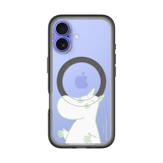 スリムプロテクションプレミアムケース with MagSafe［ MOOMIN - Sparkling face ］
