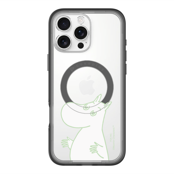 スリムプロテクションプレミアムケース with MagSafe［ MOOMIN - Sparkling face ］