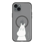スリムプロテクションプレミアムケース with MagSafe［ MOOMIN - Troubled face ］