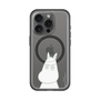 スリムプロテクションプレミアムケース with MagSafe［ MOOMIN - Troubled face ］