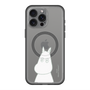 スリムプロテクションプレミアムケース with MagSafe［ MOOMIN - Troubled face ］
