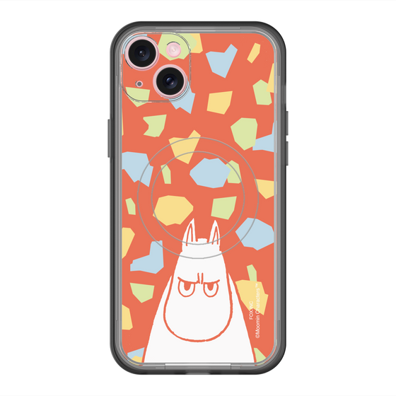 スリムプロテクションプレミアムケース with MagSafe［ MOOMIN - Angry face - color ］