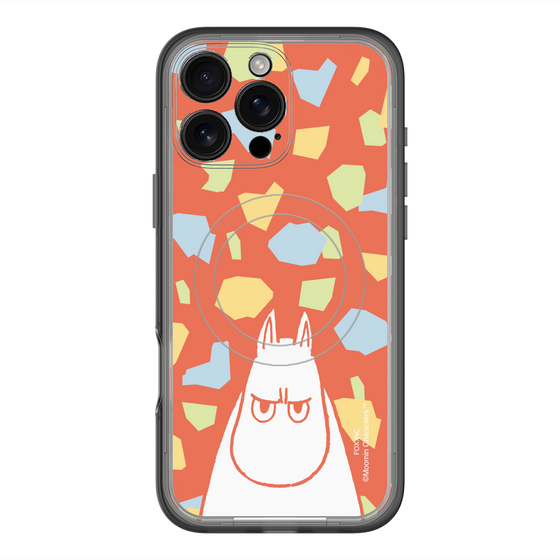 スリムプロテクションプレミアムケース with MagSafe［ MOOMIN - Angry face - color ］