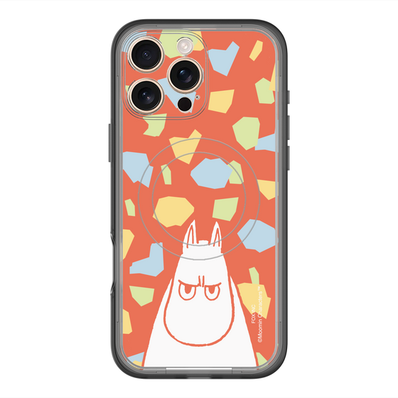 スリムプロテクションプレミアムケース with MagSafe［ MOOMIN - Angry face - color ］