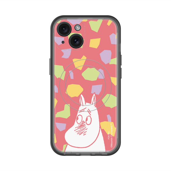 スリムプロテクションプレミアムケース with MagSafe［ MOOMIN - Blushing face - color ］