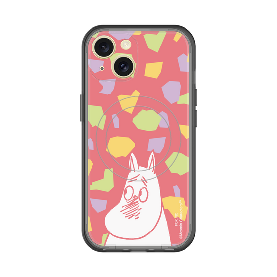 スリムプロテクションプレミアムケース with MagSafe［ MOOMIN - Blushing face - color ］
