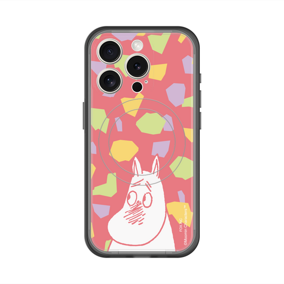 スリムプロテクションプレミアムケース with MagSafe［ MOOMIN - Blushing face - color ］