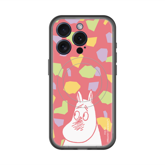 スリムプロテクションプレミアムケース with MagSafe［ MOOMIN - Blushing face - color ］