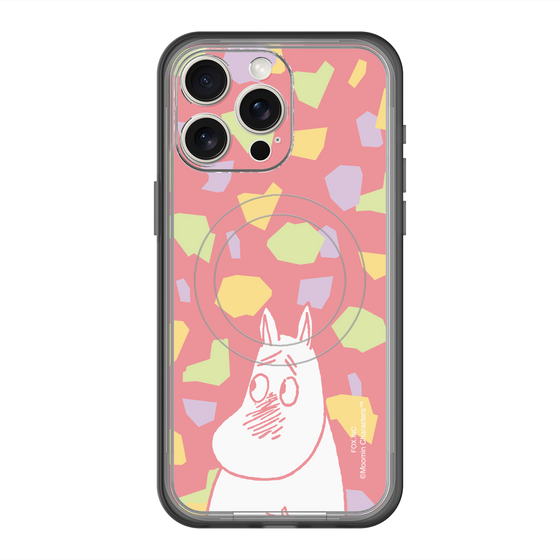 スリムプロテクションプレミアムケース with MagSafe［ MOOMIN - Blushing face - color ］