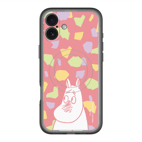 スリムプロテクションプレミアムケース with MagSafe［ MOOMIN - Blushing face - color ］