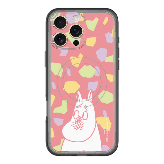 スリムプロテクションプレミアムケース with MagSafe［ MOOMIN - Blushing face - color ］