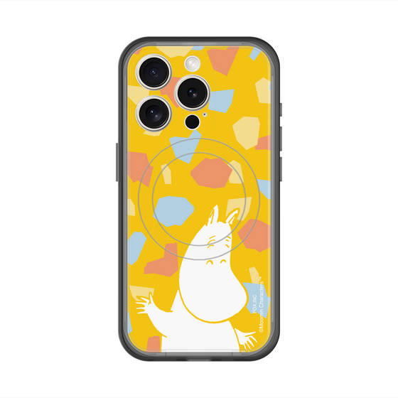 スリムプロテクションプレミアムケース with MagSafe［ MOOMIN - Happy face - color ］