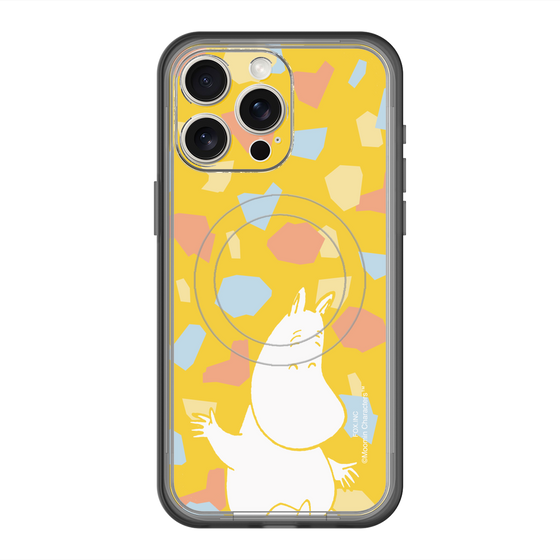 スリムプロテクションプレミアムケース with MagSafe［ MOOMIN - Happy face - color ］
