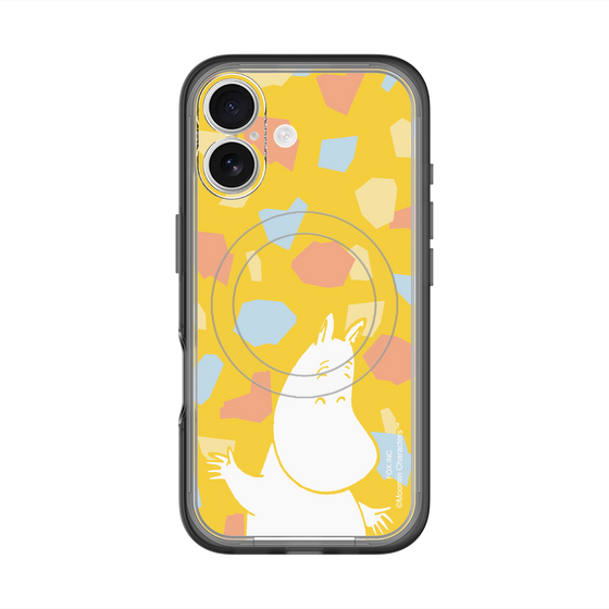 スリムプロテクションプレミアムケース with MagSafe［ MOOMIN - Happy face - color ］