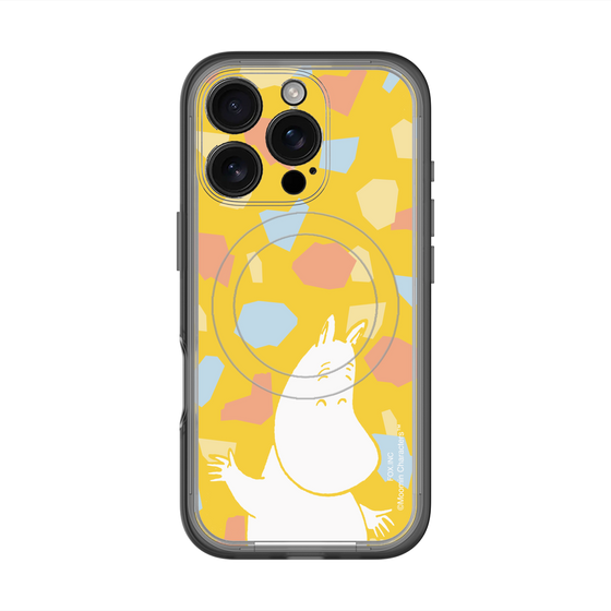 スリムプロテクションプレミアムケース with MagSafe［ MOOMIN - Happy face - color ］