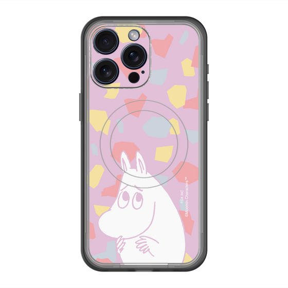 スリムプロテクションプレミアムケース with MagSafe［ MOOMIN - Fearful face - color ］