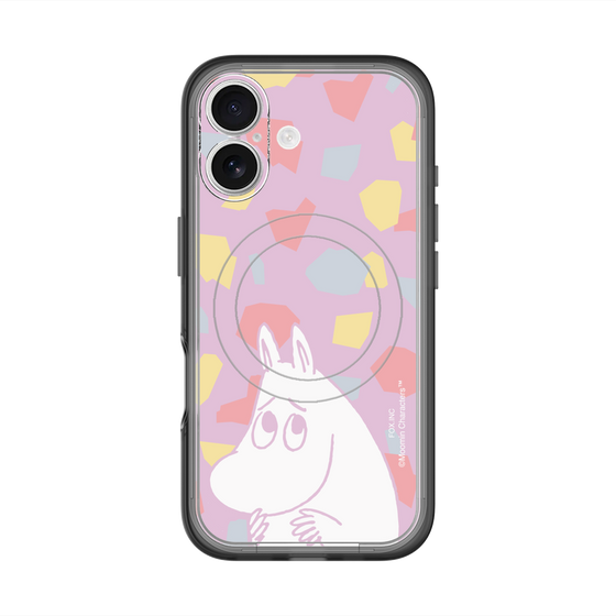 スリムプロテクションプレミアムケース with MagSafe［ MOOMIN - Fearful face - color ］