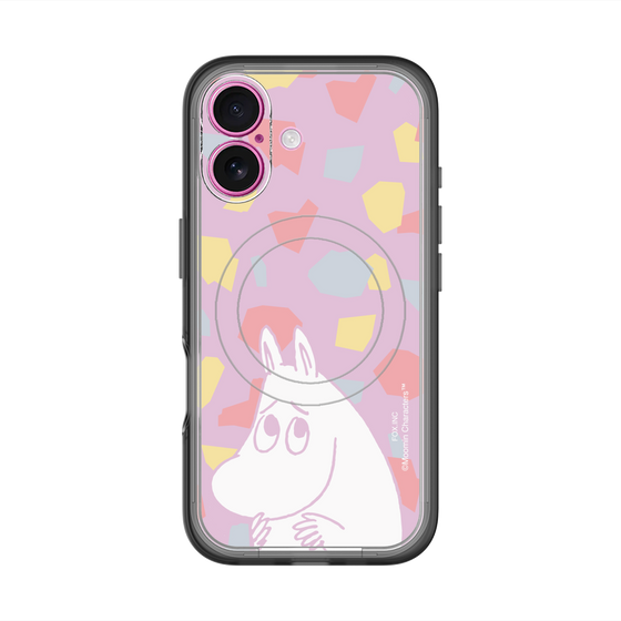 スリムプロテクションプレミアムケース with MagSafe［ MOOMIN - Fearful face - color ］